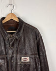 RARE Diesel Reversible Suede Leather Jacket