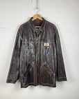 RARE Diesel Reversible Suede Leather Jacket