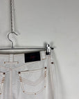 Gaultier Jeans White Denim Skirt
