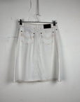Gaultier Jeans White Denim Skirt