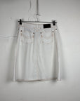 Gaultier Jeans White Denim Skirt