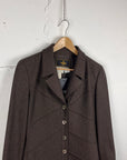 Fendi Wool Coat Brown