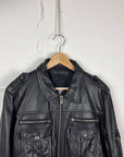 Vent Couvert Heavy Leather Jacket