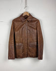 Armani Women’s Brown Leather Jacket