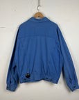 Vintage Versace bomber denim jacket blue