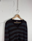 Prada Linea Rossa Knitted V-Neck Sweater