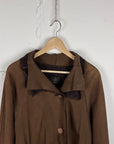 Fendi Vintage Mohair Leather Coat