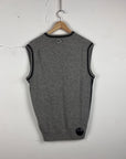 Dolce & Gabbana Knitted Sweater Vest Grey