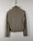 Prada Fur Knit Falf Zip