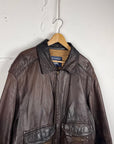 Burberrys Leather Flight Jacket