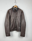 Ferre Jeans Brown Leather Jacket