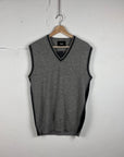 Dolce & Gabbana Knitted Sweater Vest Grey