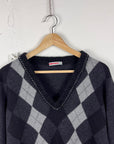 Prada Mohair V-Neck Knit Sweater