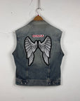 Diesel Y2K Honda Wings Denim Vest