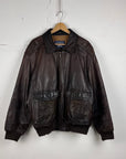 Burberrys Leather Flight Jacket