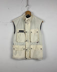 Belstaff Nylon Biker Vest Creme