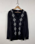 Prada Mohair V-Neck Knit Sweater