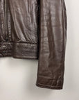 Ferre Jeans Brown Leather Jacket