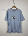 Vintage Supreme T-Shirt blau „yo supreme“