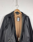Fendi waxed jacket vintage black