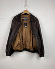 Burberrys Leather Flight Jacket
