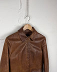 Armani Women’s Brown Leather Jacket