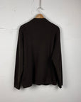 Lacoste Knitted Leather Jacket