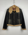 replay denim teddy jacket 