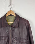 Versace V2 Red Leather Jacket