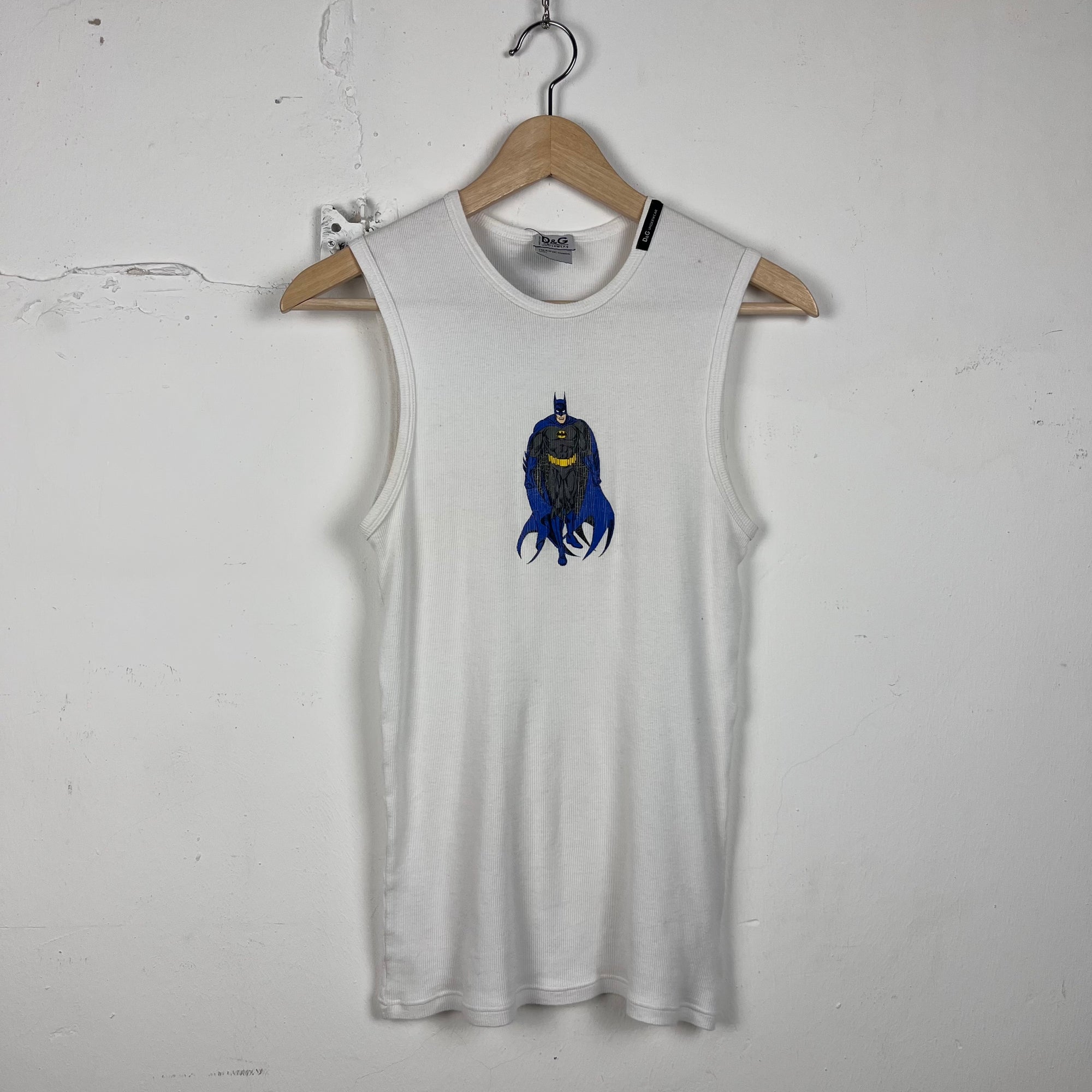 Rare Dolce & Gabbana Batman Tanktop White