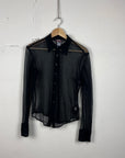 Vintage diesel mesh blouse 