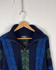Carlo Colucci Q-Zip Knit Sweater