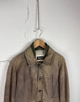 Dolce & Gabbana Grey Leather Jacket