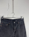 Levis 2000 Black Denim Shorts