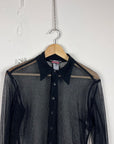 Vintage diesel mesh blouse 
